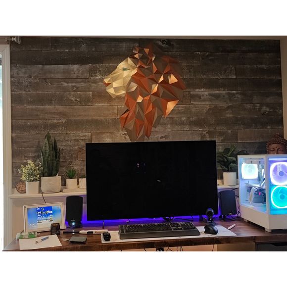 DGEmily Lion Wall Art V2 | Large-Scale Wall Decor | Custom Sizes!! - Picture 3 of 13